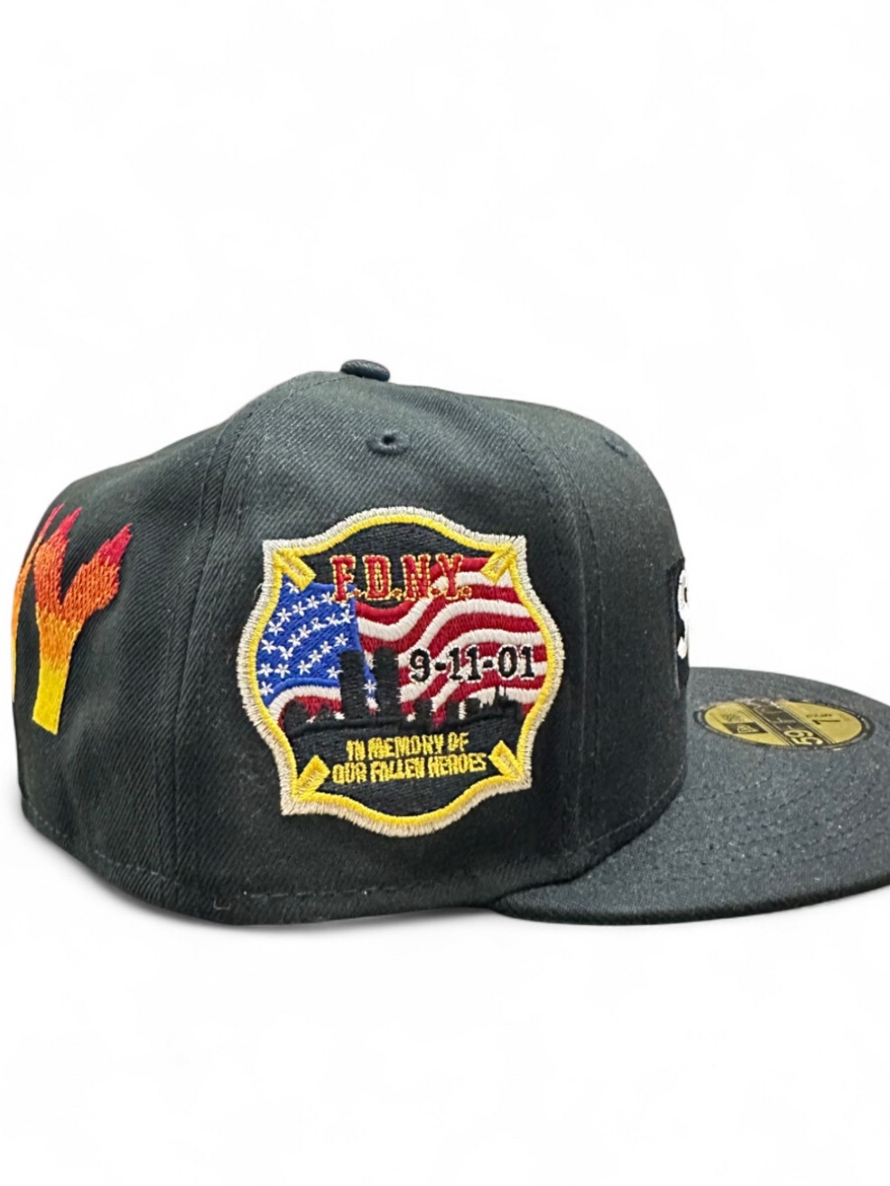 Supreme x New Era 59FIFTY F.D.N.Y 9/11 Tribute Fitted Cap Size 7 3/8” (NWT) - Picture 3 of 5